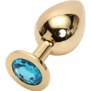 Анальные пробки золотистый