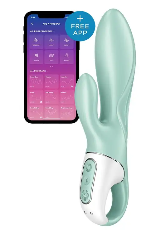 Смарт вибратор-кролик Satisfyer Air Pump Bunny 5+, надувается photo 1