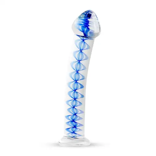 Стеклянный дилдо Gildo Glass Dildo No. 4, для точки G и простаты photo 1