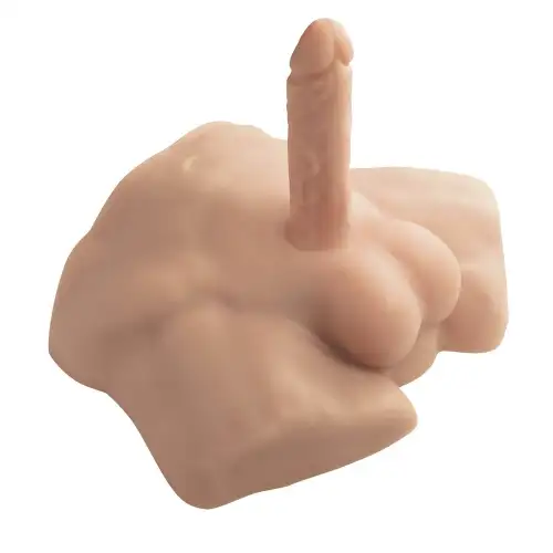 Полуторс с фаллоимитатором на присоске SilexD Apollo S Male Torso, суперреалистичный,термореактивный photo 1