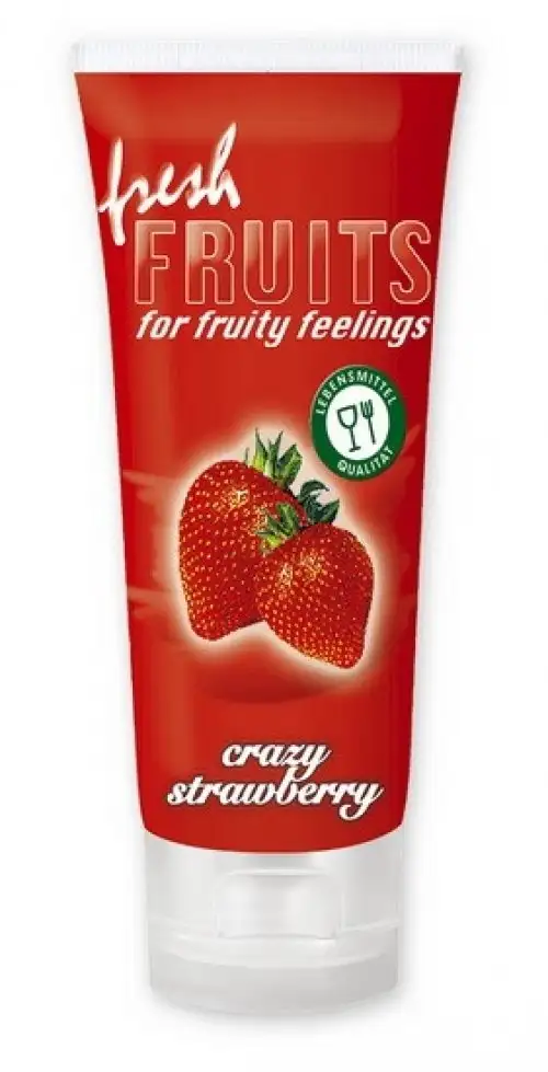 Лубрикант FRESH FRUITS CRAZY STRAWBERRY (150 мл)   photo 1