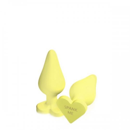 Анальная пробка NAUGHTY CANDY HEART - SPANK ME photo 1