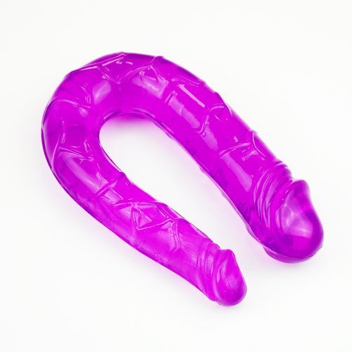 Двойной фаллоимитатор, силикон - 28смХ3,1см photo 1