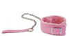 Ошейник розовый с поводком photo 2