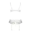 Сексуальный комплект с поясом для чулок LOVELIA SET white L/XL - Passion photo 6