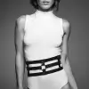 Портупея Bijoux Indiscrets MAZE - Wide Belt and Restraints Black photo 3