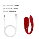 Смартвибратор для пар Zalo — Fanfan Bright Red photo 6