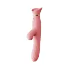 Вибратор с подогревом и вакуумной стимуляцией клитора Zalo - ROSE Vibrator Strawberry Pink photo 1