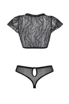 Комплект Passion LEAFA BIKINI black L/XL - ECO Passion photo 4