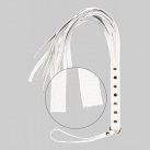 Флогер S&M Fancy Leather Floger, белый photo 2