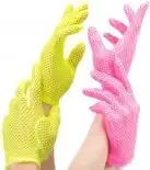 Перчатки FISHNET WRIST LENGTH GLOVES PURPLE photo 1