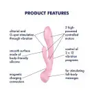 Вибратор-кролик Satisfyer Triple Oh Pink photo 7