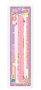 Фаллос двойной CRYSTAL JELLIES DOUBLE DONG 18 PINK photo 2