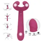 Вибратор для пар Love To Love PLEASE ME - PLUM STAR с тремя моторами, гибкий photo 4