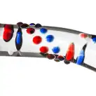 Стеклянный дилдо с изгибами и рисунком Gildo Glass Dildo No. 3 photo 5