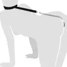 Анальный крюк 4 с ошейником из натуральной кожи Art of Sex - Anal hook, Черный photo 4