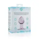 Розовая анальная пробка из стекла Gildo Pink Glass Buttplug No. 27 photo 5