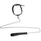 Ошейник с шипами и поводком Art of Sex - Collar Spikes and Leash photo 5