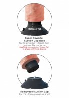 Вибратор Vibrating King Cock 7 with Balls, 12,7х4,1 см photo 3