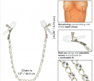 CalExotic Crystal Chain Nipple Clamps зажимы для сосков photo 3