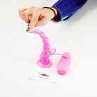 Анальная цепочка с мультискоростной вибрацией, 17смХ3см photo 3