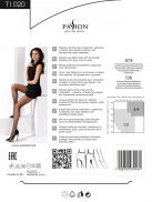 Чулки TI020 nero 3/4 (fishnet) - Passion photo 3