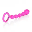 CalExotics Booty Call Booty Climaxer - анальная цепочка, 20,25х3,25 см, розовый photo 2