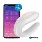 Вибратор для пар Satisfyer Double Joy White photo 1