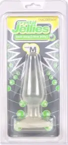 Анальная пробка BUTT PLUG CLEAR JELLY MEDIUM photo 6